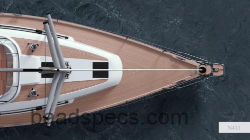 Najad 411 CC tekniske specifikationer 